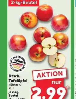 Kaufland Dtsch. Tafeläpfel tilbud