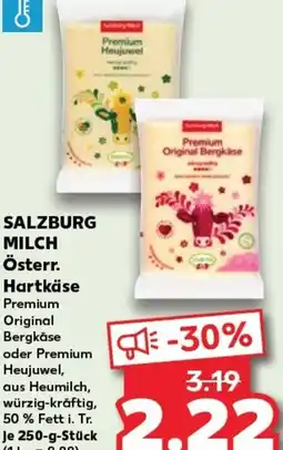 Kaufland SALZBURG MILCH Österr. Hartkäse tilbud