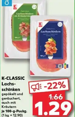 Kaufland K-CLASSIC Lachs- schinken tilbud