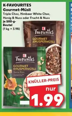 Kaufland K-FAVOURITES Gourmet-Müsli tilbud