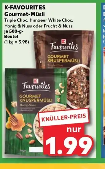 Kaufland K-FAVOURITES Gourmet-Müsli tilbud