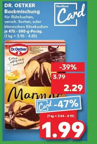 Kaufland DR. OETKER Backmischung tilbud