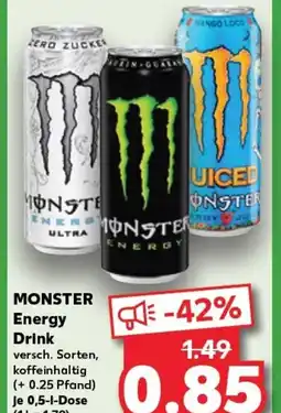 Kaufland MONSTER Energy Drink tilbud