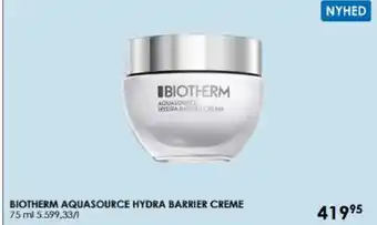 Matas Biotherm aquasource hydra barrier cream tilbud