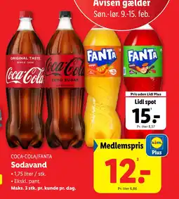 Lidl Sodavand tilbud