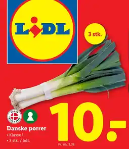 Lidl Danske porrer tilbud