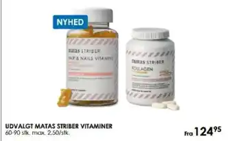 Matas Udvalgt matas striber vitaminer tilbud