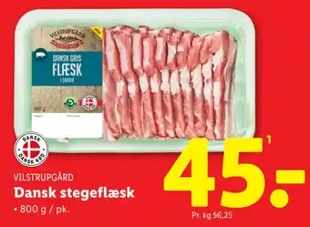 Lidl Dansk stegeflæsk tilbud