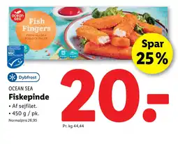 Lidl Fiskepinde tilbud