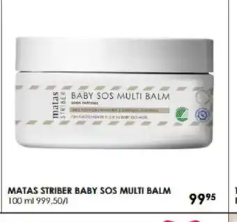 Matas MATAS STRIBER BABY SOS MULTI BALM tilbud