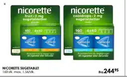 Matas Nicorette sugetablet tilbud