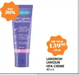 Matas Lansinoh lanolin hpa creme tilbud