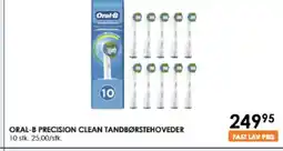 Matas Oral-b precision clean tandbørstehoveder tilbud