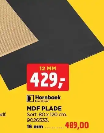 jem & fix MDF PLADE tilbud