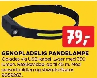 jem & fix GENOPLADELIG PANDELAMPE tilbud