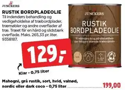 jem & fix RUSTIK BORDPLADEOLIE tilbud