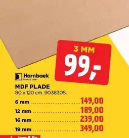 jem & fix MDF PLADE tilbud