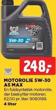 jem & fix MOTOROLIE 5W-30 A5 MAX tilbud