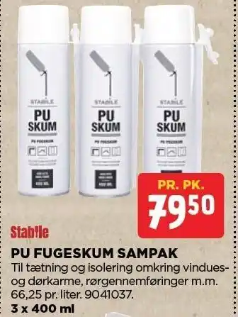 jem & fix PU FUGESKUM SAMPAK tilbud