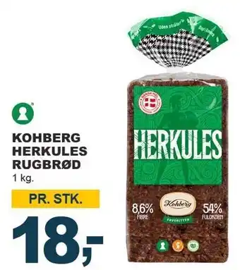 Let-Køb KOHBERG HERKULES RUGBRØD tilbud