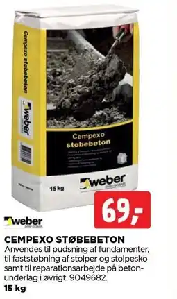 jem & fix CEMPEXO STØBEBETON tilbud