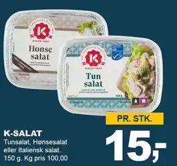 Let-Køb K-SALAT tilbud