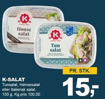 Let-Køb K-SALAT tilbud