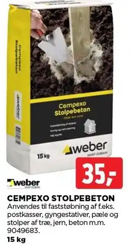 jem & fix CEMPEXO STOLPEBETON tilbud