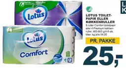 Let-Køb LOTUS TOILETPAPIR ELLER tilbud