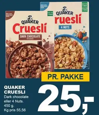 Let-Køb QUAKER CRUESLI tilbud