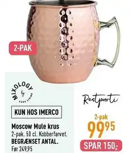 Imerco Moscow Mule krus tilbud