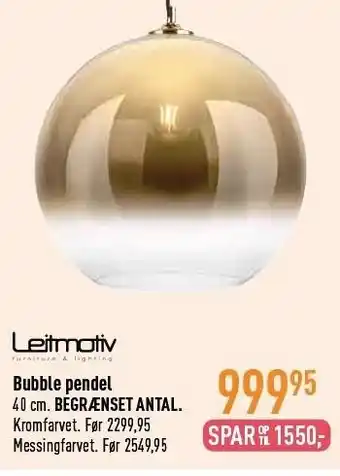 Imerco Bubble pendel tilbud