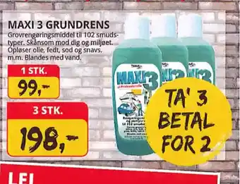 Farveland Maxi 3 grundrens tilbud