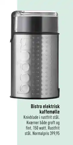 Imerco Bistro elektrisk kaffemølle tilbud