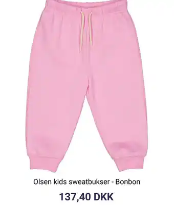 Babysam Olsen kids sweatbukser - Bonbon tilbud