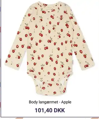 Babysam Body langærmet - Apple tilbud