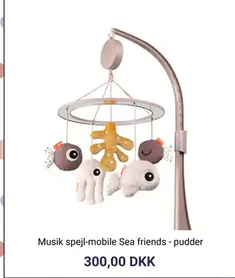 Babysam Musik spejl-mobile Sea friends - pudder tilbud