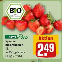 REWE Bio Erdbeeren tilbud