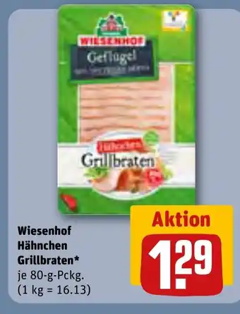 REWE WIESENHOF Hähnchen Grillbraten tilbud