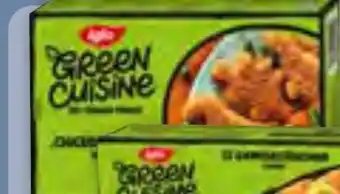 REWE IGLO Green Cuisine Vegane Chicken Dinos tilbud