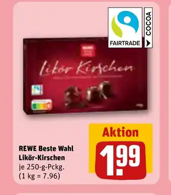 REWE REWE Beste Wahl Likör-Kirschen tilbud