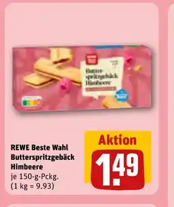 REWE REWE Beste Wahl Butterspritzgebäck Himbeere tilbud