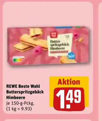 REWE REWE Beste Wahl Butterspritzgebäck Himbeere tilbud