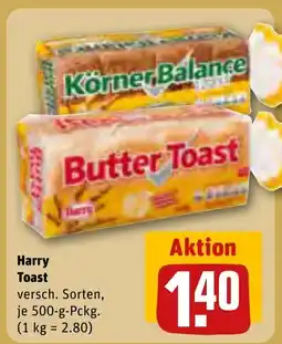 REWE Harry Toast tilbud