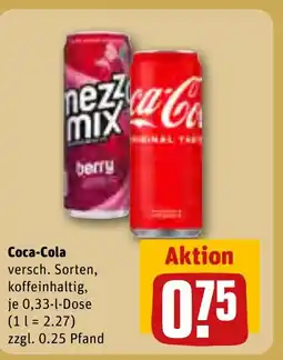 REWE COCA-COLA tilbud