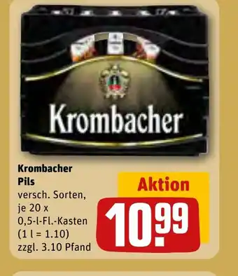 REWE Krombacher Pils tilbud