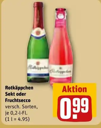 REWE Rotkäppchen Sekt oder Fruchtsecco tilbud