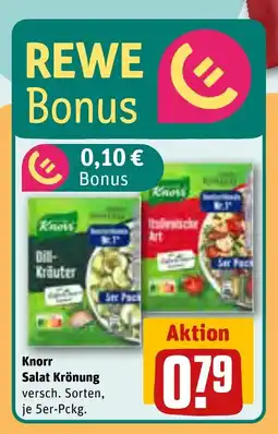 REWE KNORR Salat Krönung tilbud