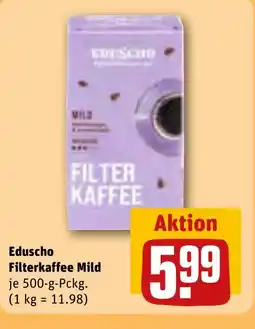 REWE Eduscho Filterkaffee Mild tilbud