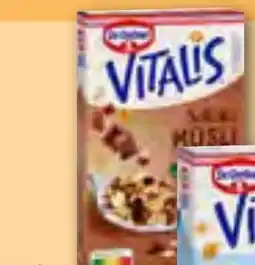 REWE Dr. Oetker Vitalis Schoko Müsli tilbud